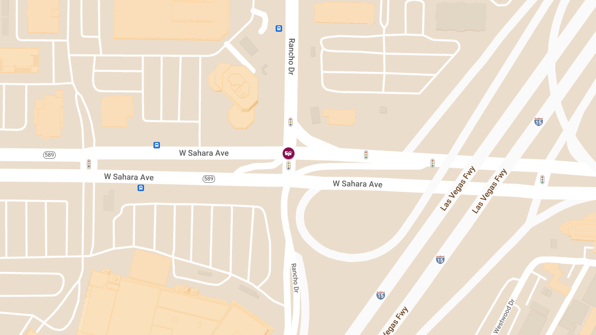 Accident at W Sahara Ave & S Rancho Dr Causes Injuries