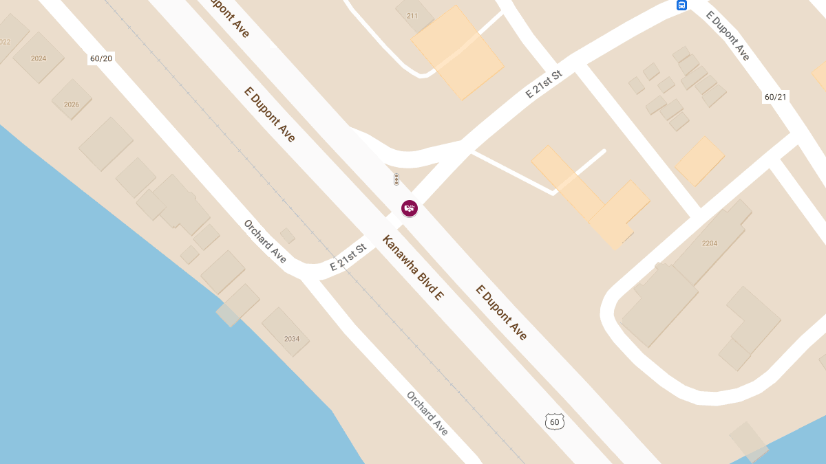 Accident at Witcher Creek Rd and Kanawha Blvd E