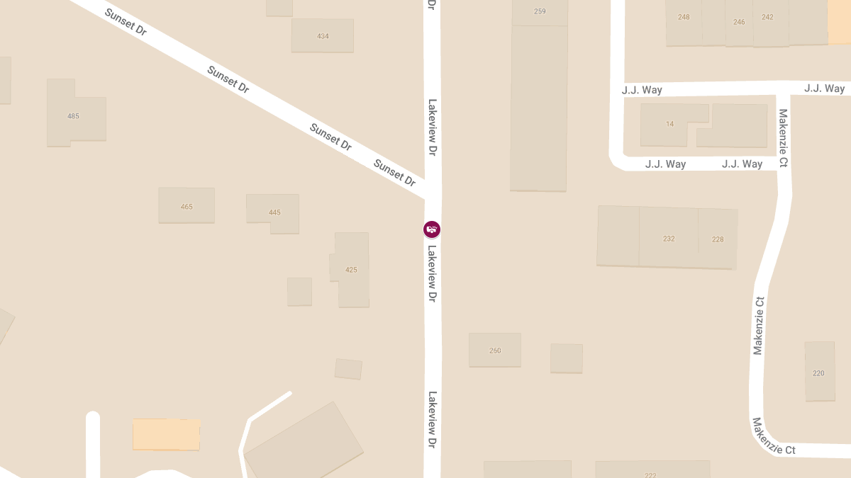 Accident near Lakeview Dr & Sunset Dr Results in Injuries