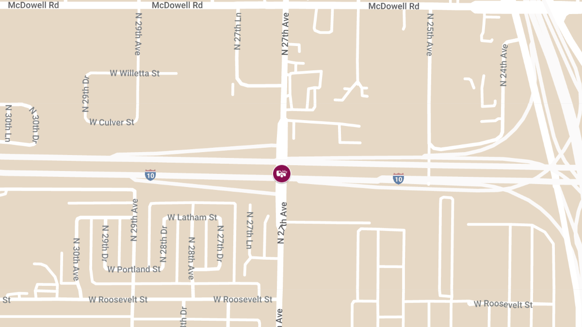 Accident on I-10 EB at 27th Ave (Exit 142) Causes Injuries