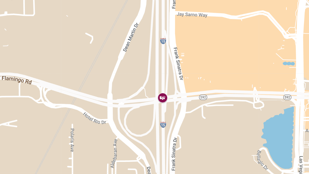 Accident on I-15 S at W Flamingo Rd Leads to Injuries