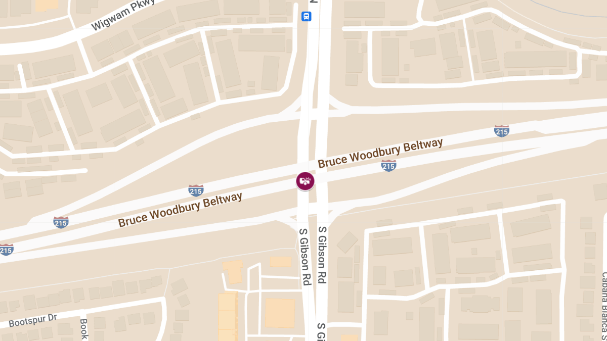 Accident on I-215 West at Gibson Rd Off-Ramp Causes Injuries