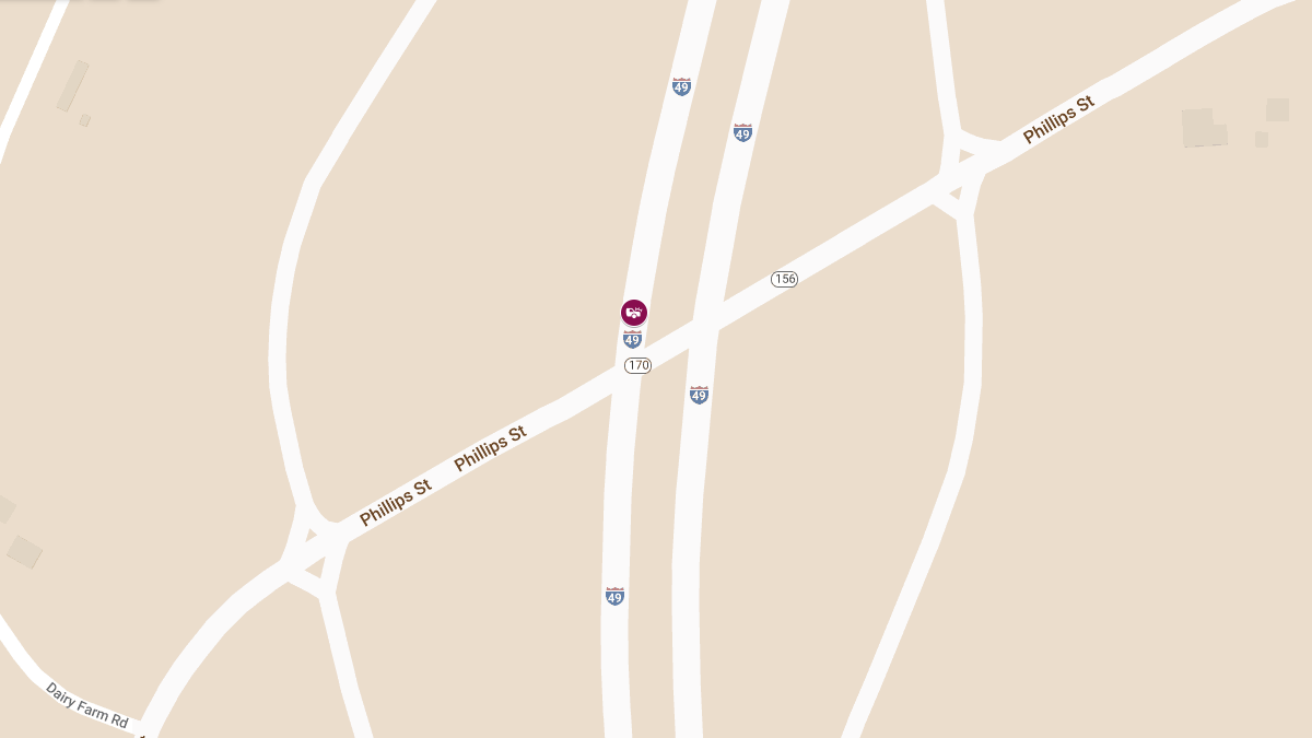 Accident on NB I-49 Near Exit 67 Causes Injuries