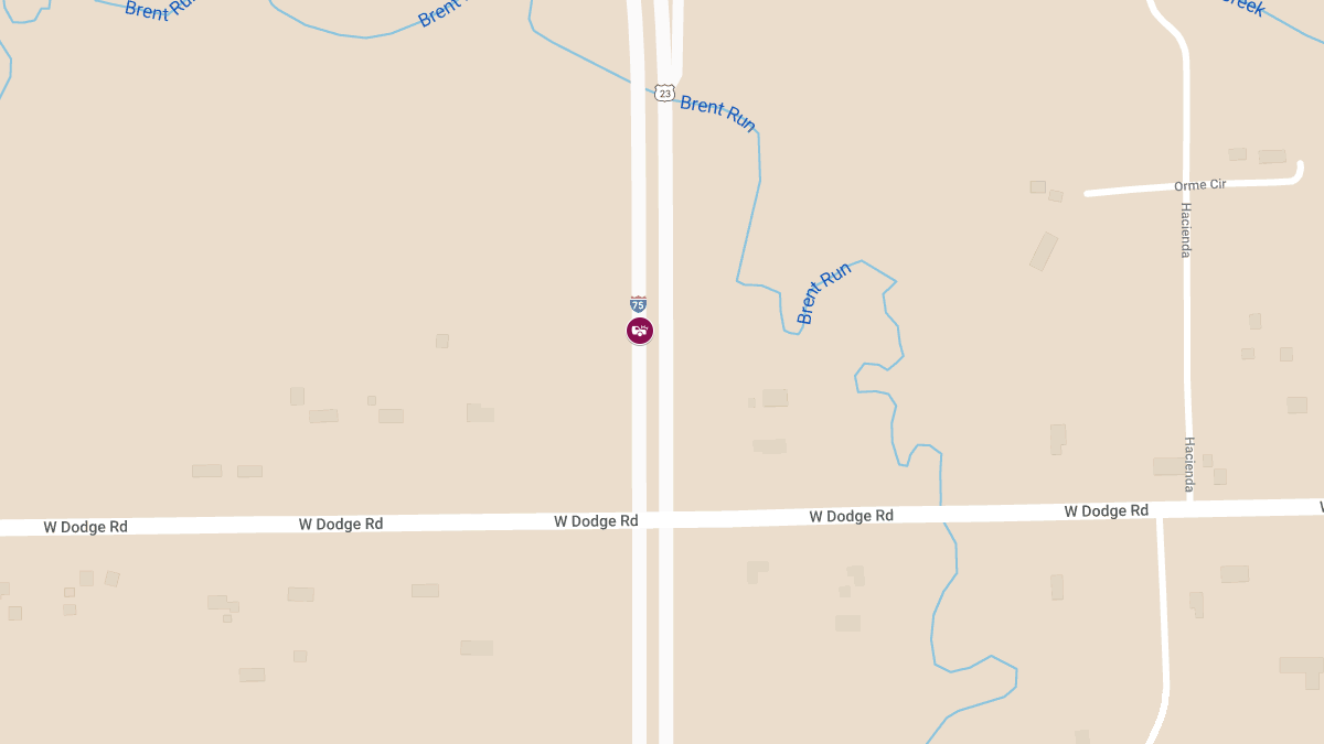 Accident on NB I-75 Near W Dodge Rd Leads to Injuries
