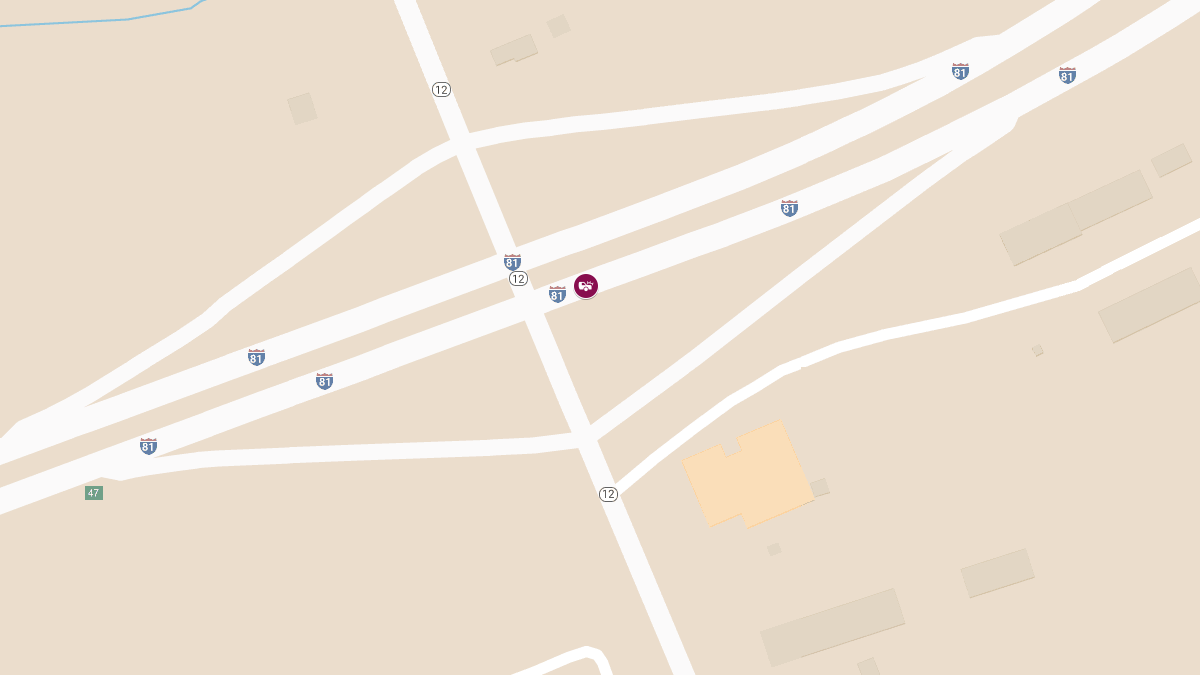 Accident with Injuries Involving State Trooper on I-81 Southbound