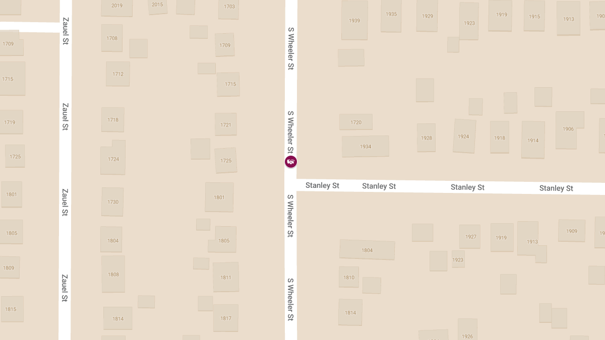 Accident with Injuries Reported on 1800 Block of S Wheeler St