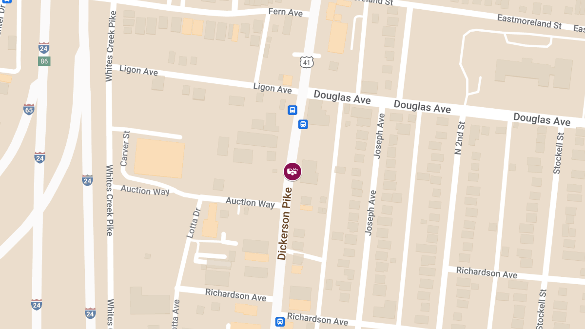 Accident with Injuries at 1213 Dickerson Pike S