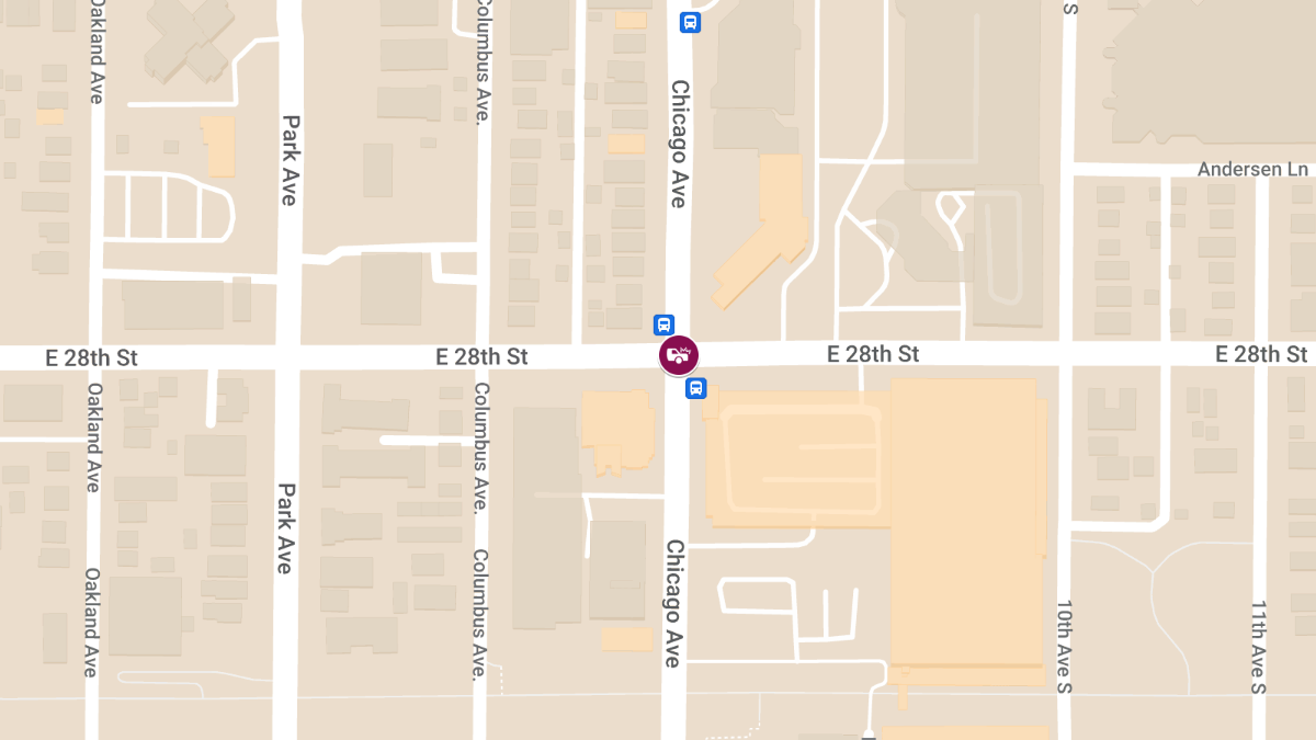 Accident with Injuries at 28th St E & Chicago Ave