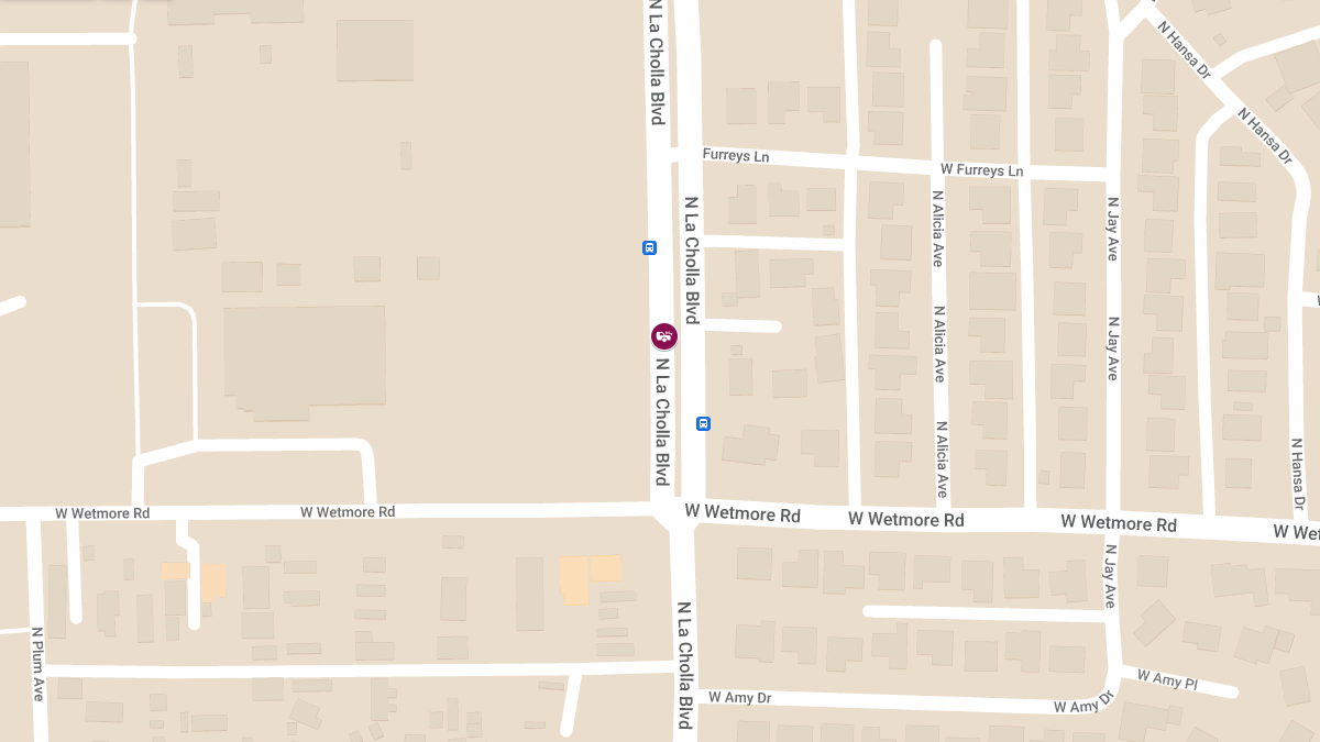 Accident with Injuries at 4545 North La Cholla Blvd