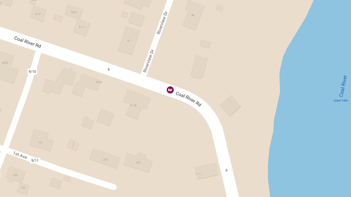 Accident with Injuries at 7776 Coal River Rd