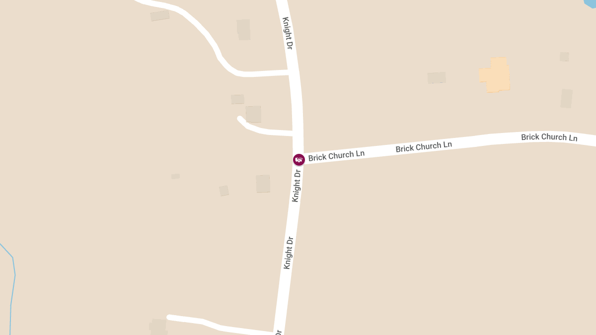 Accident with Injuries at Brick Church Ln & Knight Dr