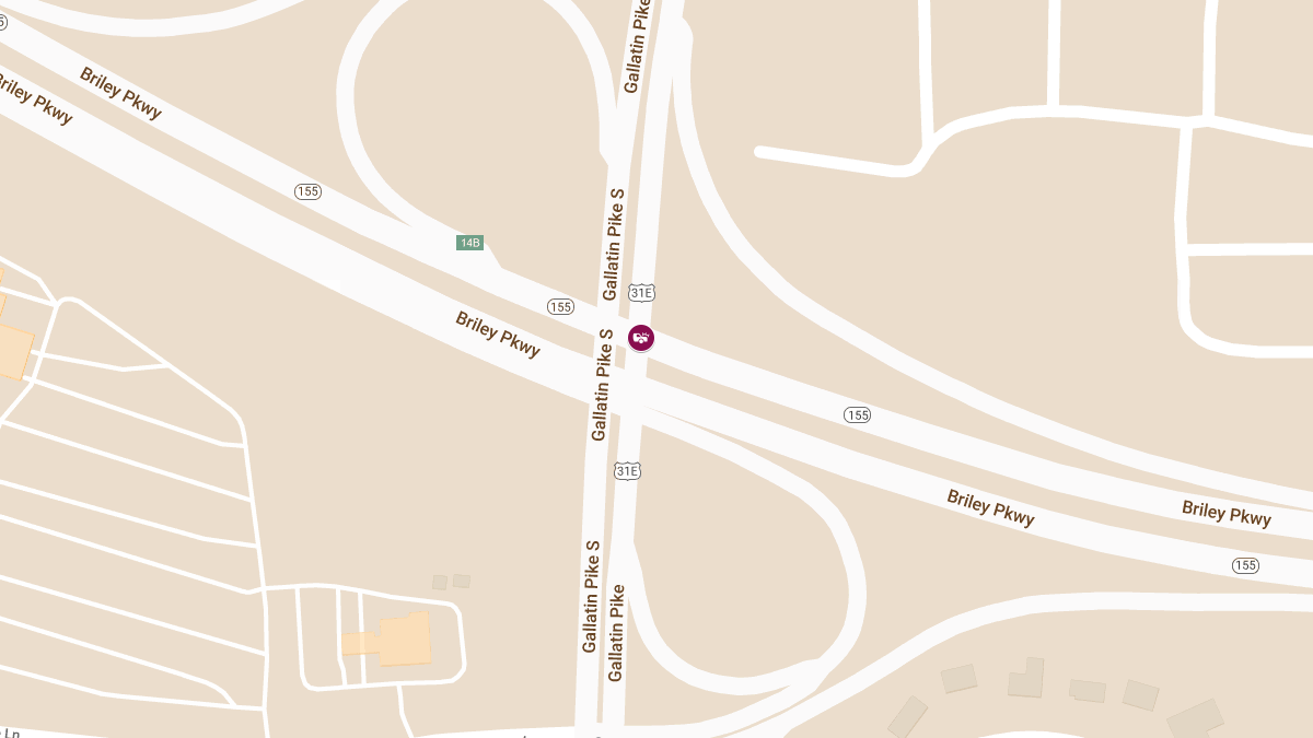 Accident with Injuries at Briley Pkwy E Ent Ramp & Gallatin Pke Nb Ext Ramp