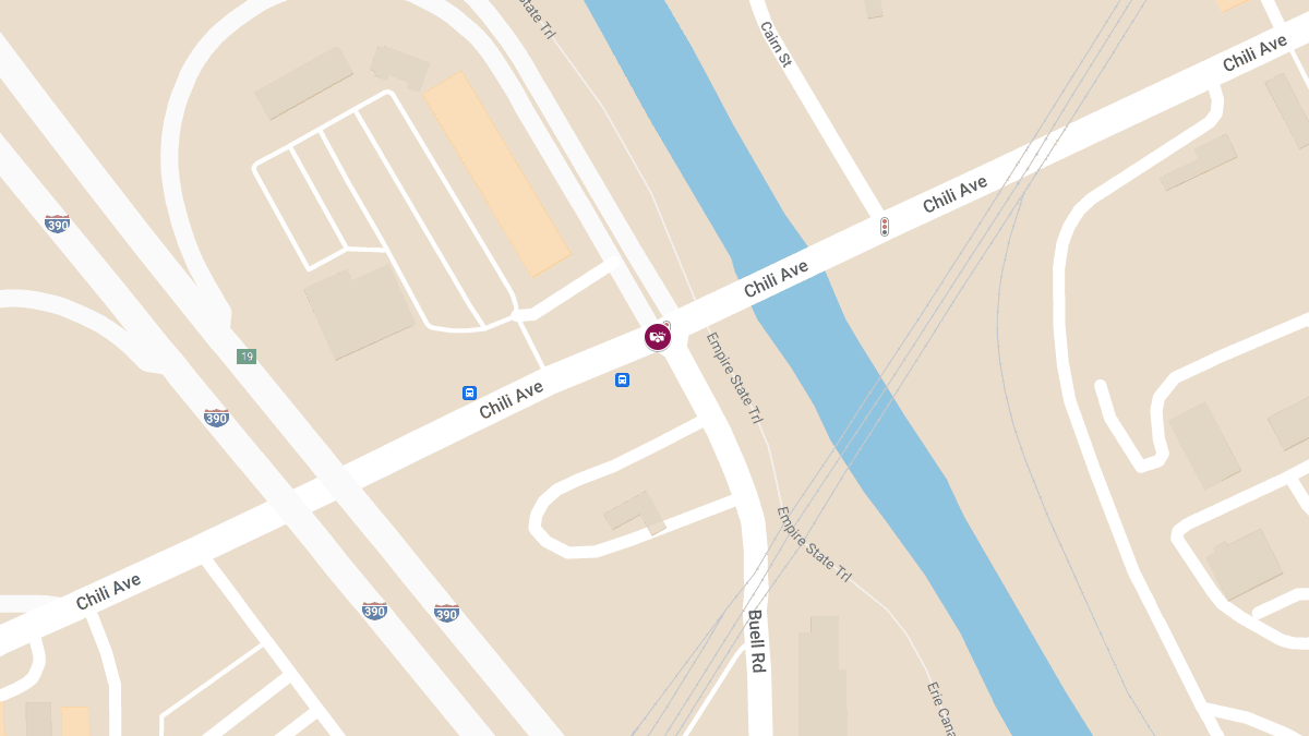 Accident with Injuries at Chili Ave and Buell Rd