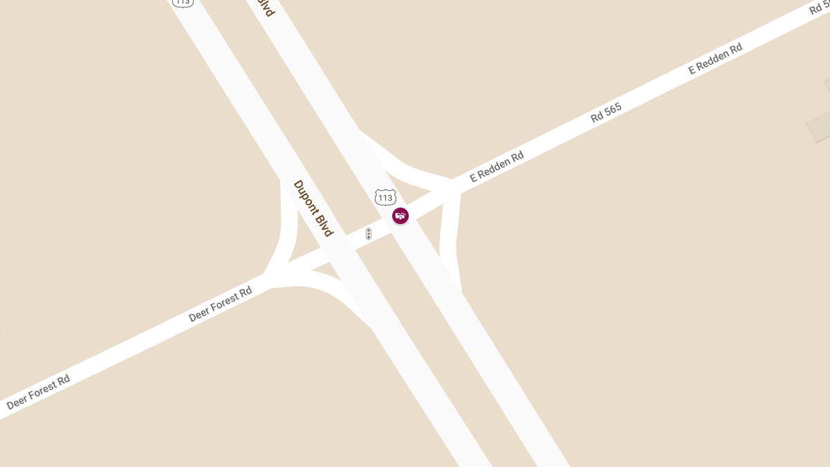 Accident with Injuries at Dupont Blvd & E Redden Rd