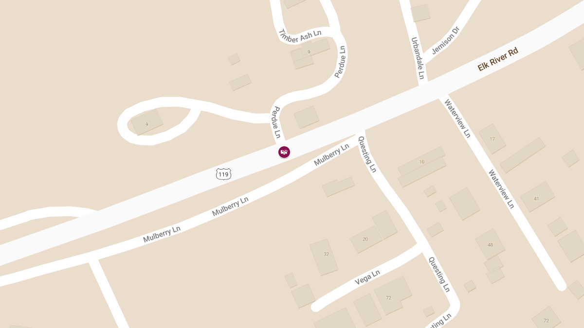 Accident with Injuries at Elk River Rd N & Perdue Ln