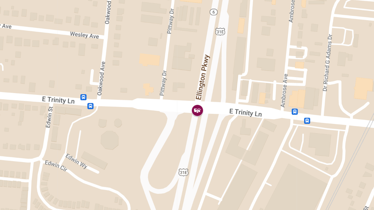 Accident with Injuries at Ellington Pkwy S & Spring St