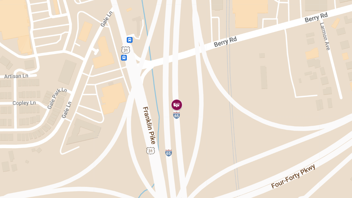 Accident with Injuries at Exit 80 on I-65 N