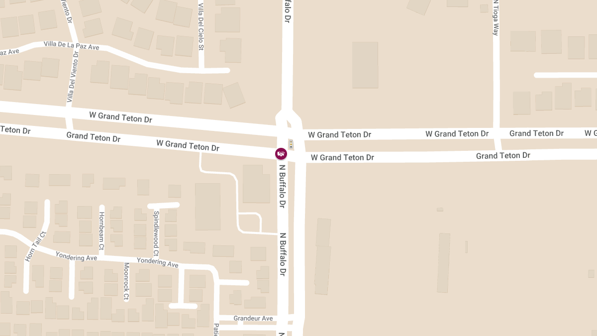 Accident with Injuries at Grand Teton Dr & N Buffalo Dr