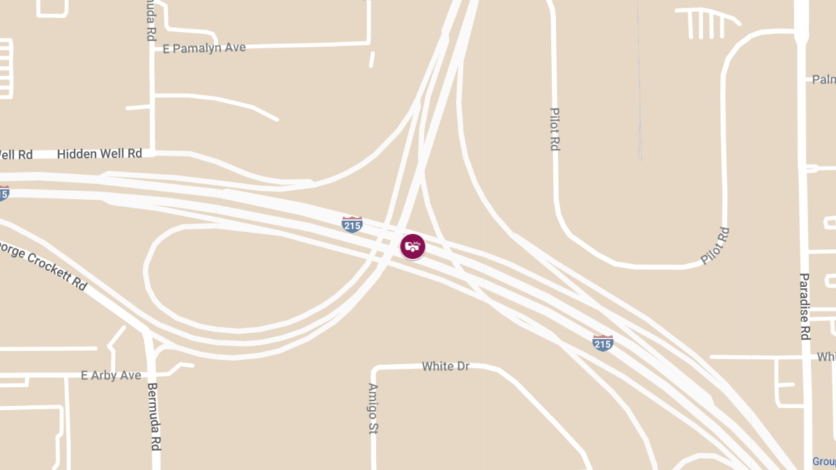 Accident with Injuries at I-215 E & SR171 Eastbound Off-Ramp