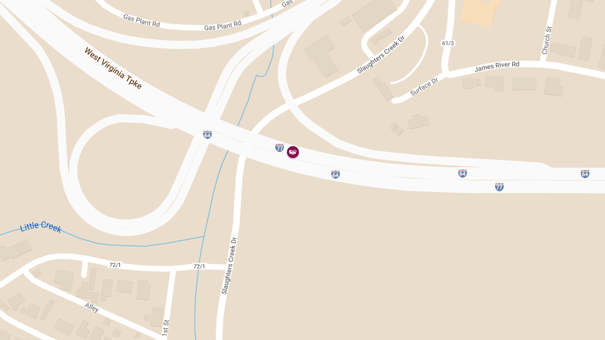 Accident with Injuries at I-77N & Sharon Exit