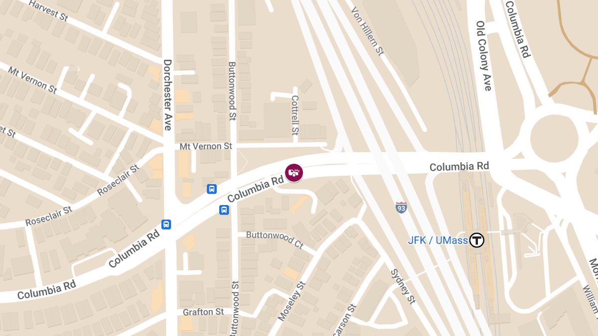 Accident with Injuries at I-93 S & Columbia Rd