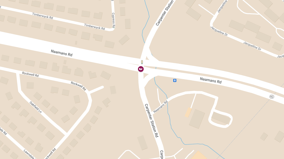 Accident with Injuries at Naamans Rd & Carpenter Station Rd