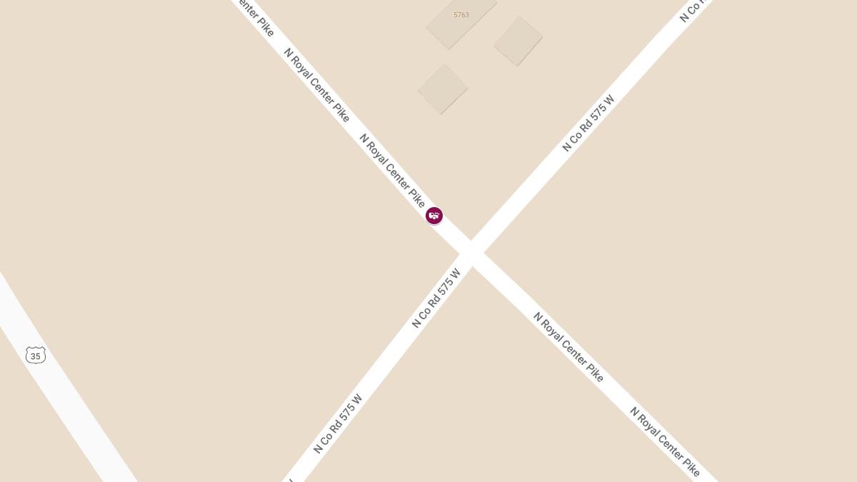 Accident with Injuries at North Royal Center Pike (35) North of 575 West