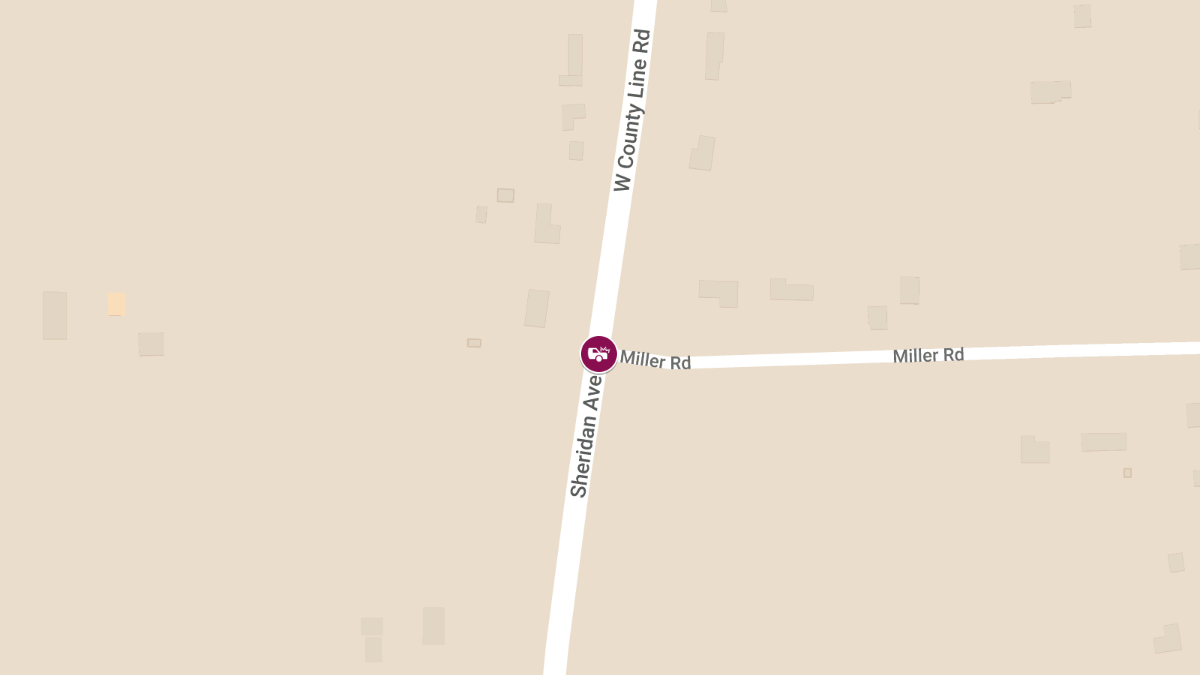 Accident with Injuries at Old Miller Rd & S Sheridan Rd