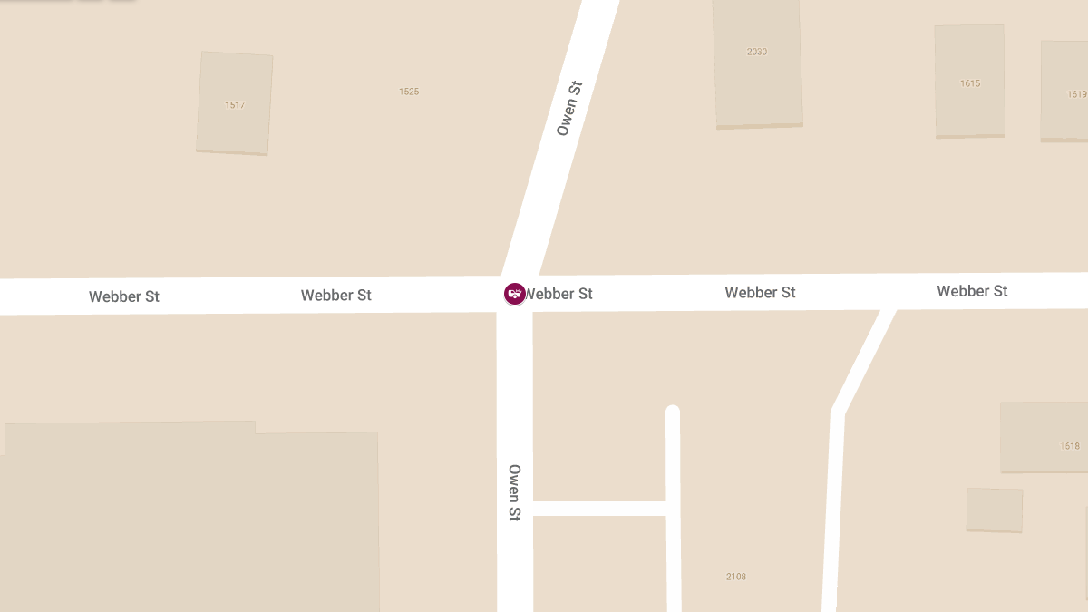 Accident with Injuries at Owen St & Webber St