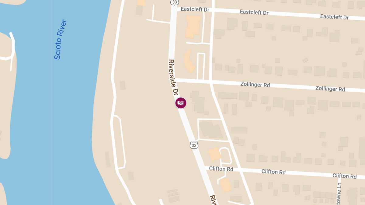 Accident with Injuries at Riverside Dr & Zollinger Rd