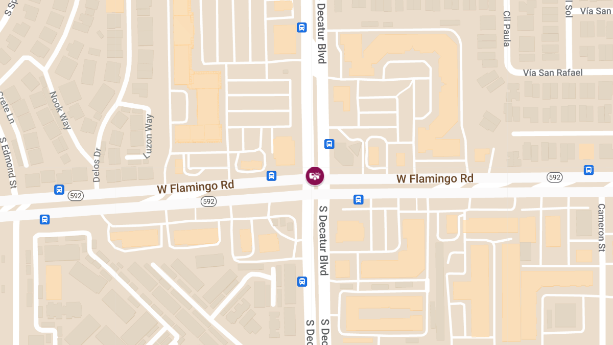 Accident with Injuries at S Decatur Blvd & W Flamingo Rd