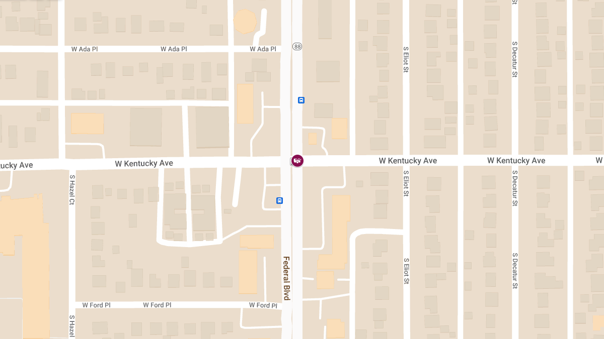 Accident with Injuries at S Federal Blvd & W Kentucky Ave