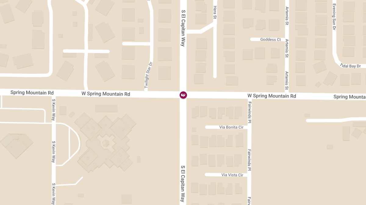 Accident with Injuries at Spring Mountain Rd and S El Capitan Way