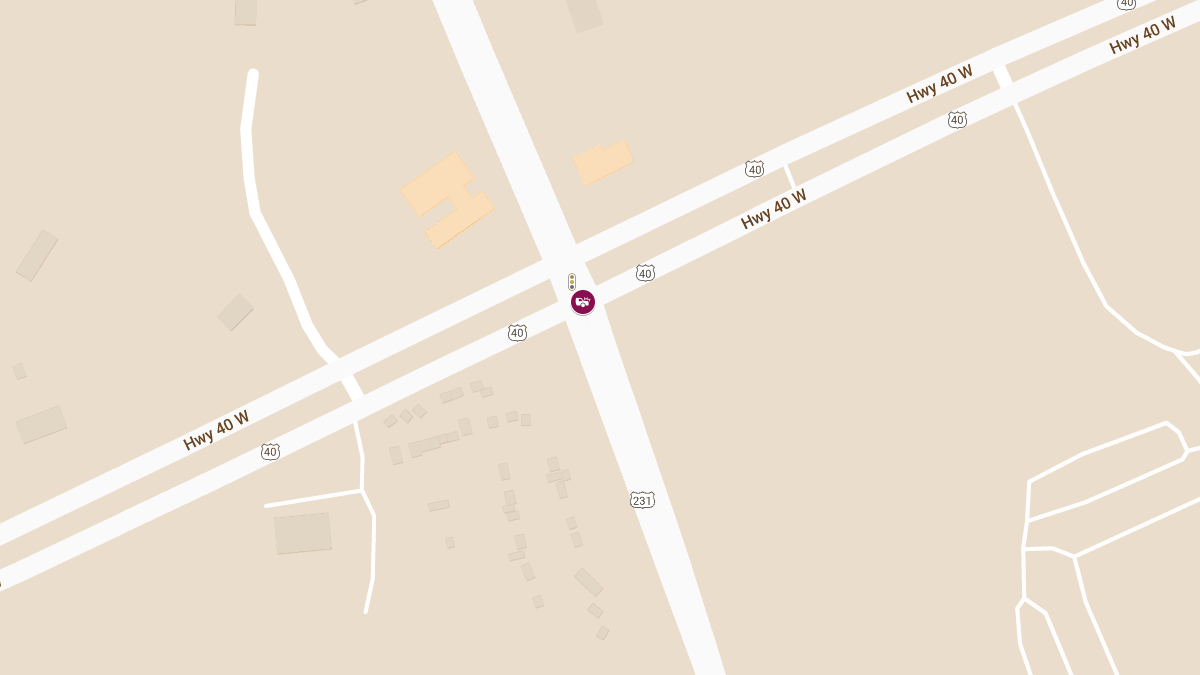 Accident with Injuries at US 231 & US 40