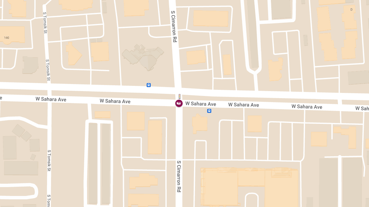 Accident with Injuries at W Sahara Ave and S Cimarron Rd