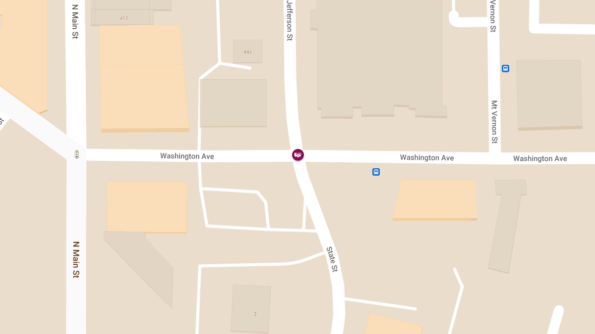 Accident with Injuries at Washington Ave & State St
