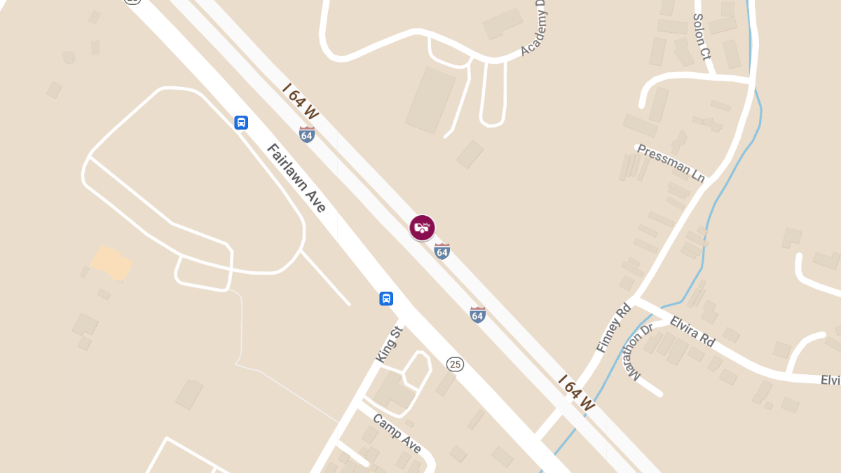 Accident with Injuries on 56 I64W 8 10 Mile