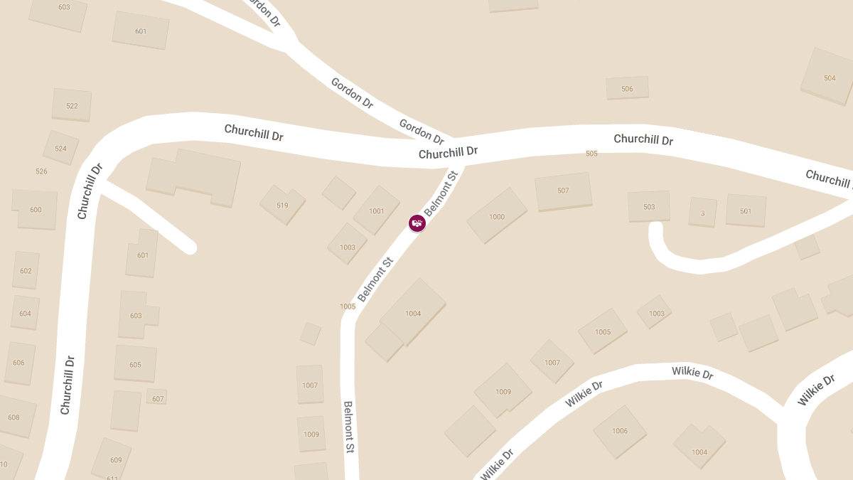 Accident with Injuries on Belmont St
