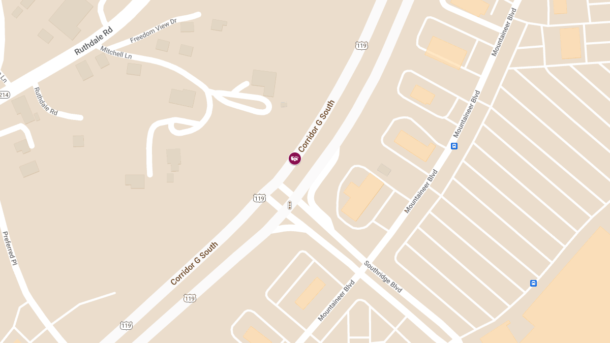 Accident with Injuries on Corridor G South near Southridge Blvd