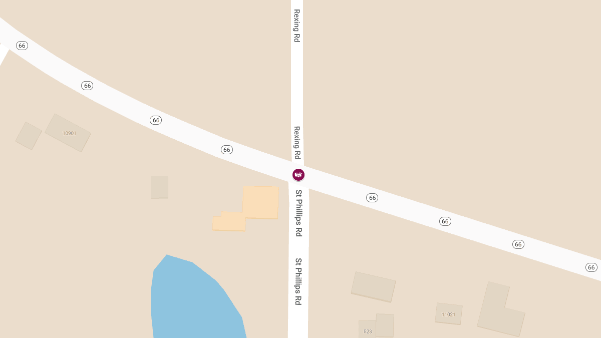 Accident with Injuries on Hwy 66 & Rexing Rd