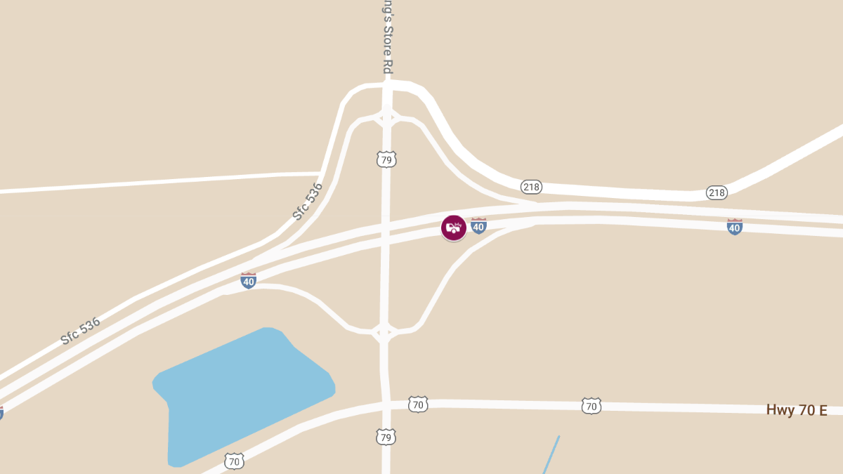 Accident with Injuries on I-40 WB Near MM 268.8