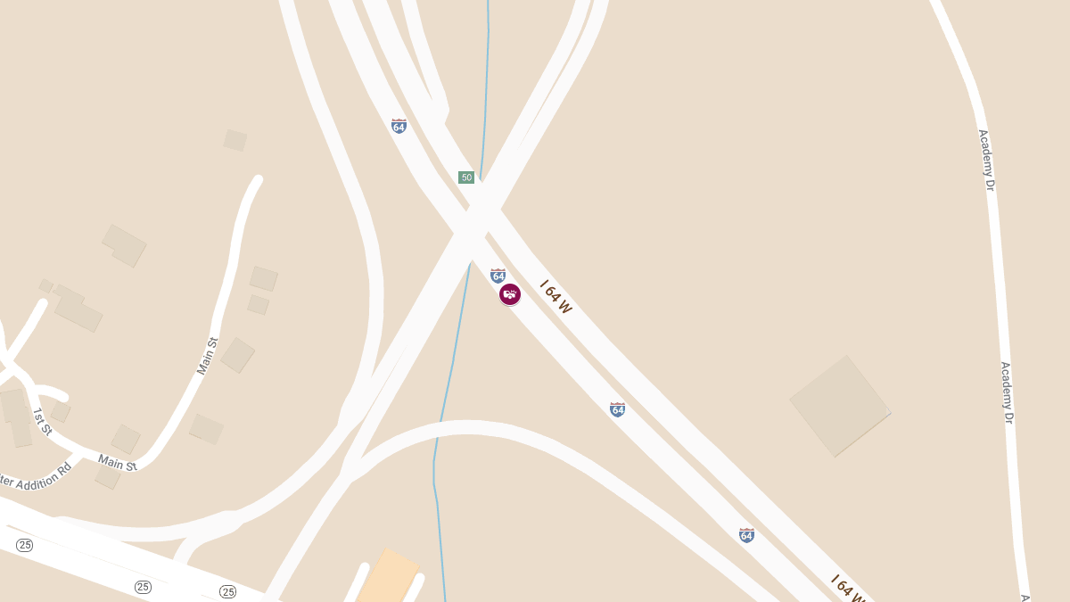 Accident with Injuries on I-64 West