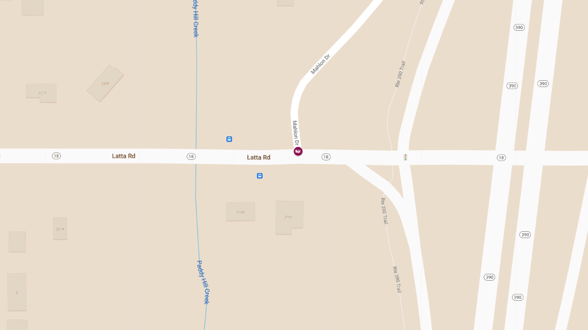 Accident with Injuries on Latta Rd EB WB at Mahlon Drive