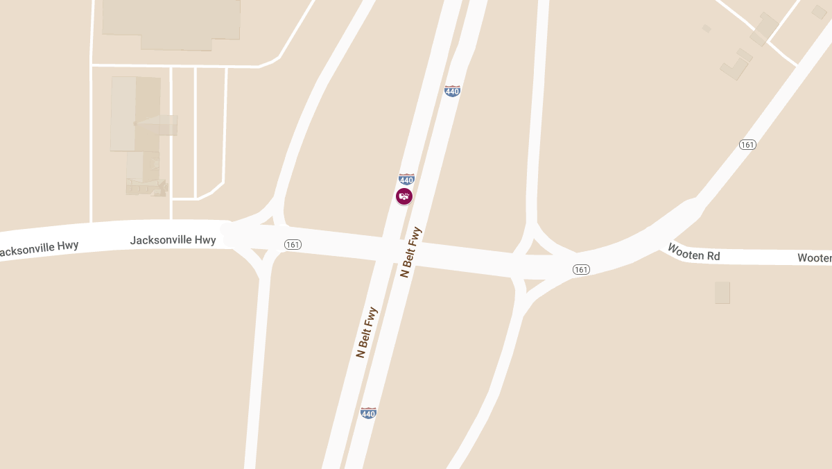 Accident with Injuries on WB I-440 near Exit 138A