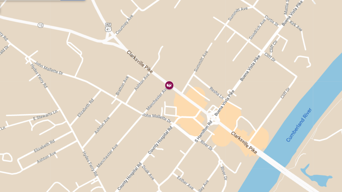 Accident with Injury at Clarksville Pike & Manchester Ave