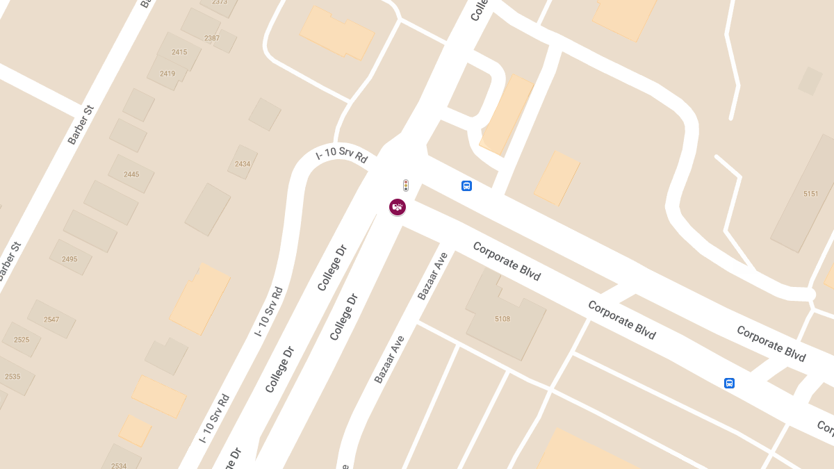 Accident with Injury at College Dr SB & Corporate Blvd