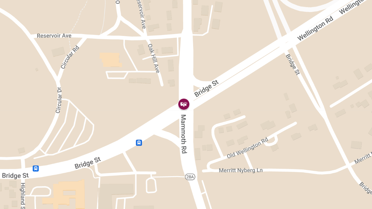 Accident with Injury at Bridge St & Mammoth Rd