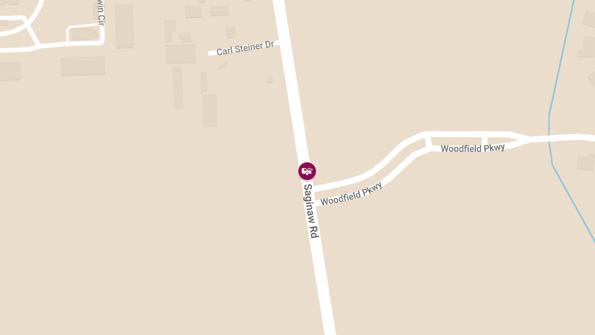 Accident with Injury at S Saginaw Rd & Woodfield Pkwy