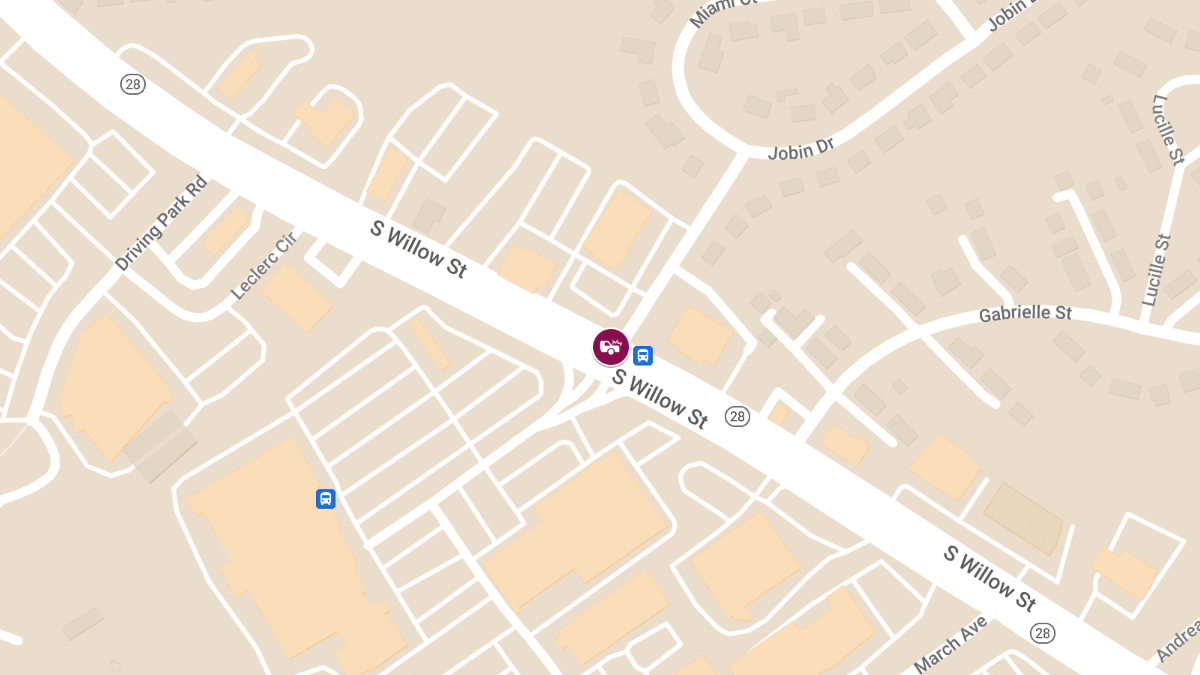 Accident with Injury at S Willow St and Jobin Dr