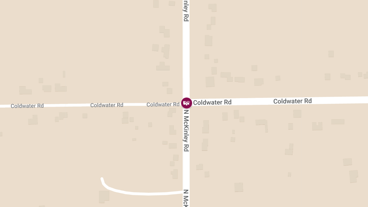 Accident with Injury at W Coldwater Rd & N McKinley Rd